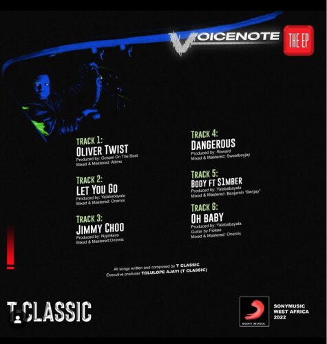 EP T-Classic - Voicenote The EP 2 width=475