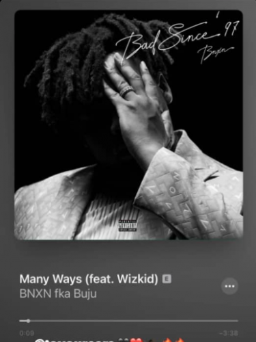 BNXN – Many Ways ft. Wizkid (Song)