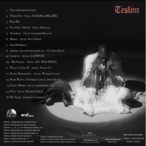 Vector Teslim Album Tracklist