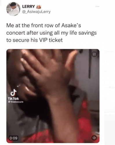 “70K For VIP Ticket, I Go Carry Speaker Go House..” – See Hilarious Reactions To Asake’s Lagos Concert 6