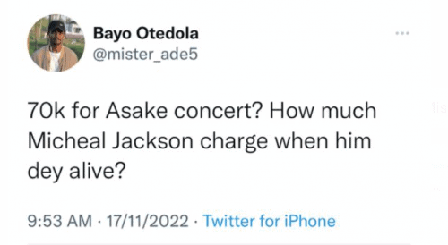 “70K For VIP Ticket, I Go Carry Speaker Go House..” – See Hilarious Reactions To Asake’s Lagos Concert 4