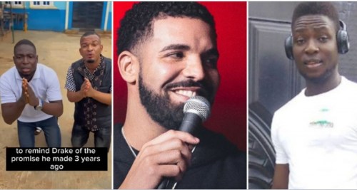 Nigerian Man Asks Drake to Fulfill His Promise of Flying Him Out after 3 Years of Waiting (Video)