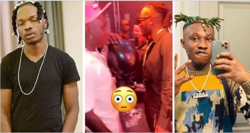 Naira Marley Snubs Zlatan’s Handshake in Public (Watch video)