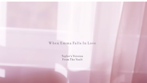 Taylor Swift – When Emma Falls in Love Lyrics