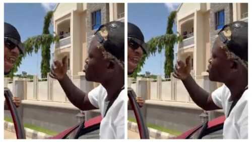 Charles Okocha and Portable ‘Clash’ on the Road – WATCH