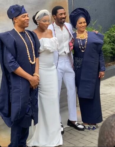See First photos from the wedding of Made Kuti and his partner, Inedoye