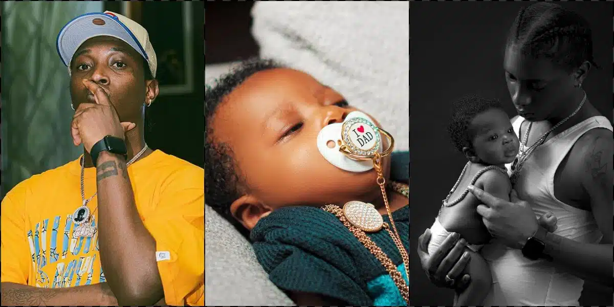 Afrobeats Star Bella Shmurda Shares Tender Moments with Newborn in Instagram Reveal