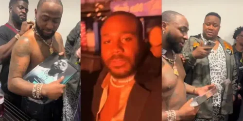 O2 Arena Hangout: Kiddwaya Spotted with Davido & Cubana