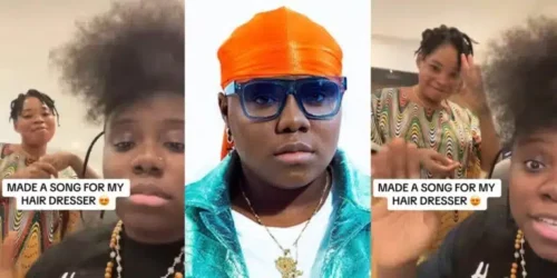 Teni composes Emotional Song for Her Hard-working Hair Stylist