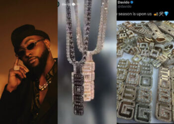 davido necklace