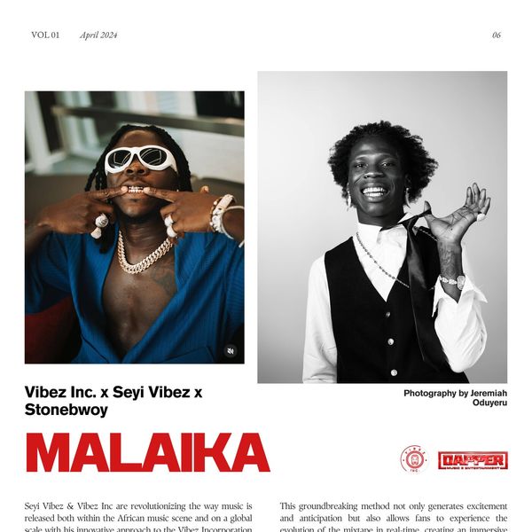 Seyi Vibez and Stonebwoy – Malaika Lyrics