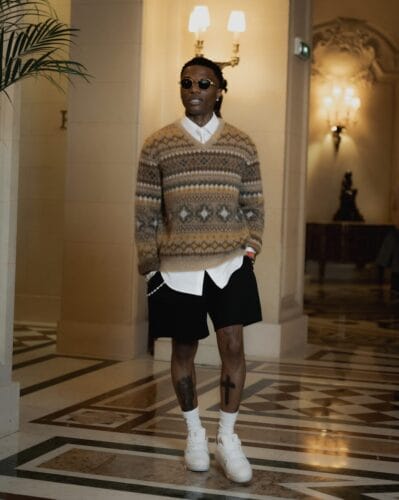 Wizkid In Paris for LV 2024