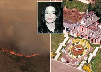 Michael Jackson's Neverland Estate Faces Destruction from Rapid Wildfire 2 87036675 0 image a 9 1720365755247