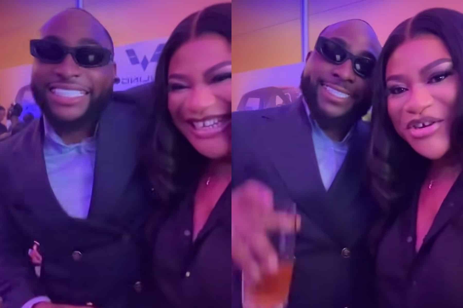 I will always celebrate him Nkechi Blessing affirms as she shows support for Davido over his new partnership Kemi Filani blog min