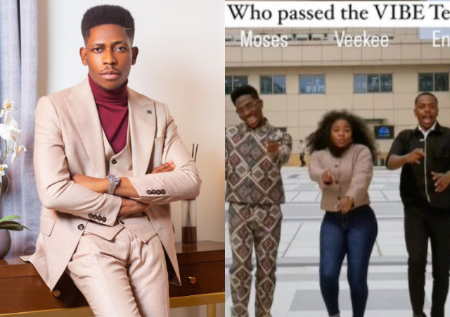 Moses Bliss Takes on ‘E Dey Flow’ Dance Challenge Alongside Enioluwa and Veekee James (Watch Video) 1 Moses Bliss Veekee James Enioluwa