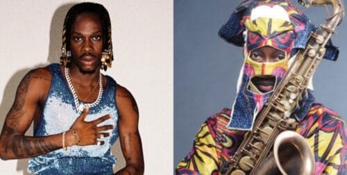 Fireboy Reveals He Never Saw Lagbaja's Face During Their Recording Session 1 Lagbaja's face