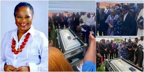 Emotional Farewell: Onyeka Onwenu Buried in Lagos (PHOTOS)