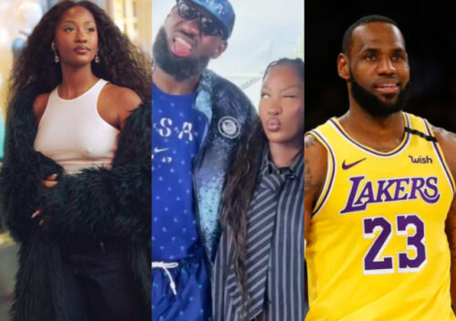 Video of Tems and LeBron James Snuggling Leaves Fans Thrilled 1 Video of tems