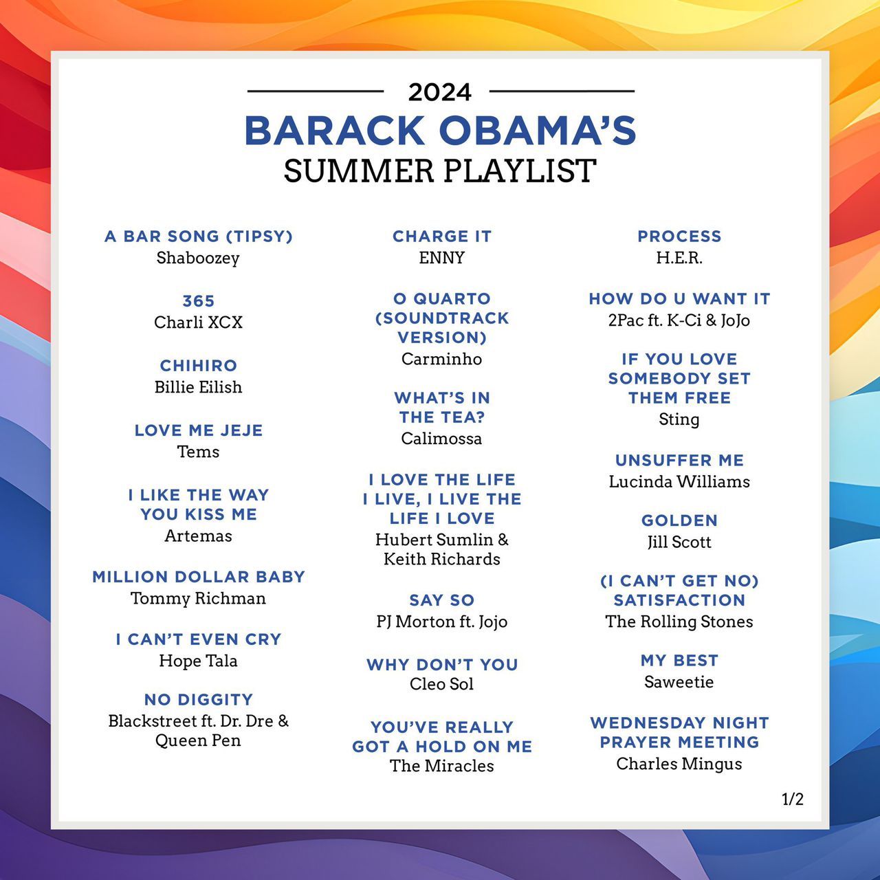Rema’s “Yayo” and Tems’ “Love Me Jeje” Makes Barrack Obama’s 2024 Summer Playlist