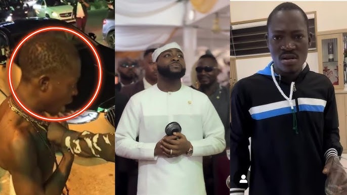 Fans React as DJ Chicken is Quickly Stopped from Approaching Davido’s Car