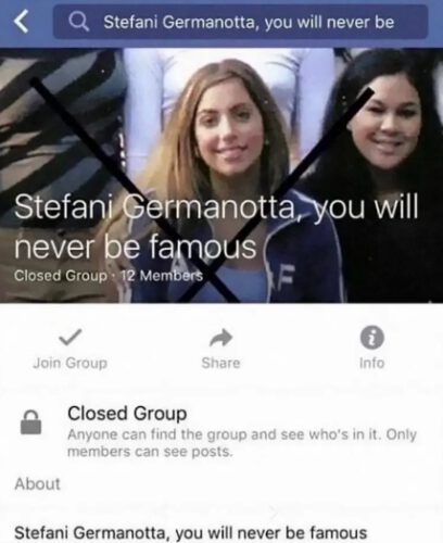 ‘Never Give Up’ - Lady Gaga Responds to Old Facebook Group that Doubted Her Rise to Fame 2 Old Facebook Group