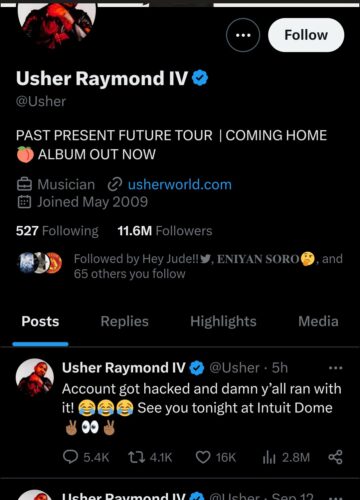 Usher and Diddy