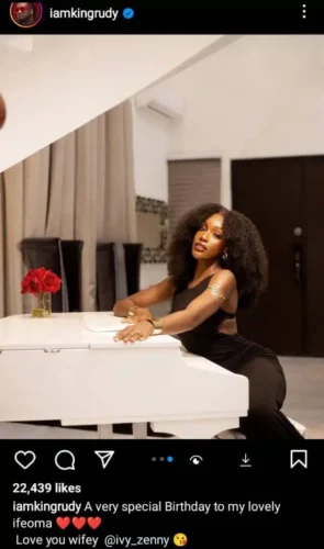 Ivy Ifeoma's Birthday: Rudeboy Celebrates Wife with Joy and Love 3 Ivy Ifeoma's Birthday