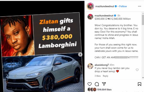 Zlatan Ibile Buys New Lamborghini Worth Over N600M 2 ibele 1