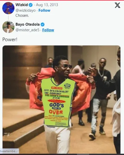 Wizkid tweet
