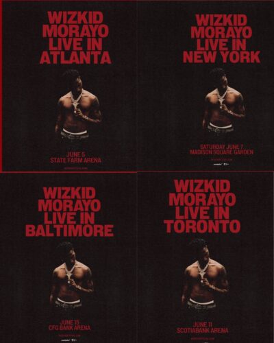 WIZKID EXPANDS MORAYO TOUR WITH MASSIVE ARENA DATES!