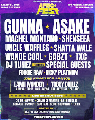 Asake & Gunna to Headline Afro+ Fest 2025 in D.C. 2 Asake & Gunna to Headline Afro+ Fest 2025