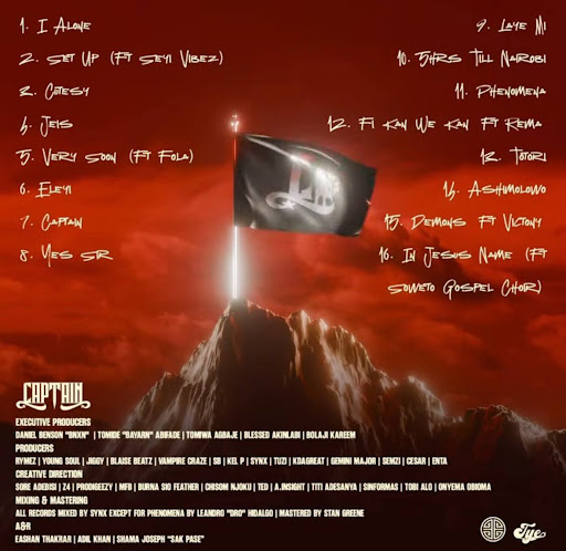 BNXN Gears Up to Take Off with CAPTAIN - Full Tracklist Revealed 2 BNXN - CAPTAIN Tracklist