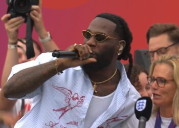 Burna Boy at Lionesses’ Celebration