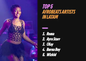 Top 5 Afrobeats Artists in LATAM