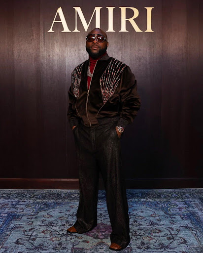 Davido Appears at AMIRI AW26 in Paris