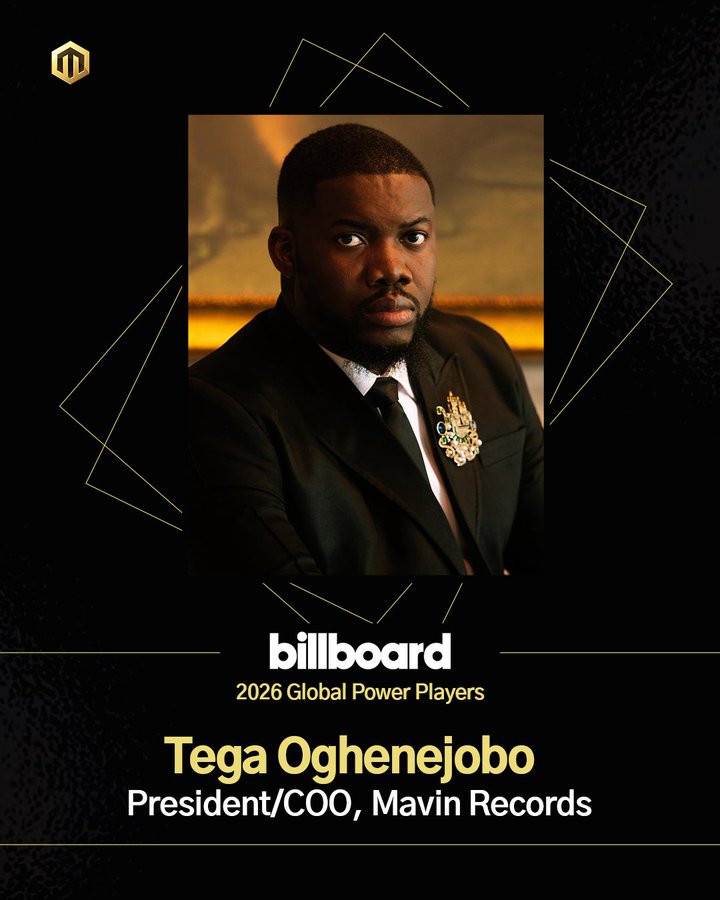 Don Jazzy and Tega Oghenejobo Make Billboard’s 2026 Power Players 3 Tega Oghenejobo features on Billboard's 2026 Global Power Players list