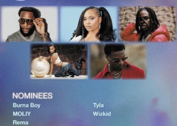 Burna Boy, Wizkid, Rema, Tyla & MOLIY Nominated at American Music Awards
