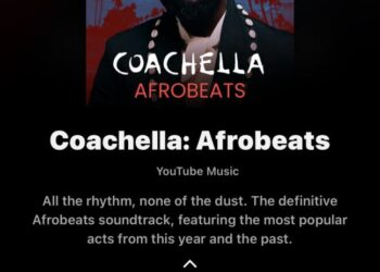 Davido Covers YouTube Music’s “Coachella: Afrobeats” Playlist