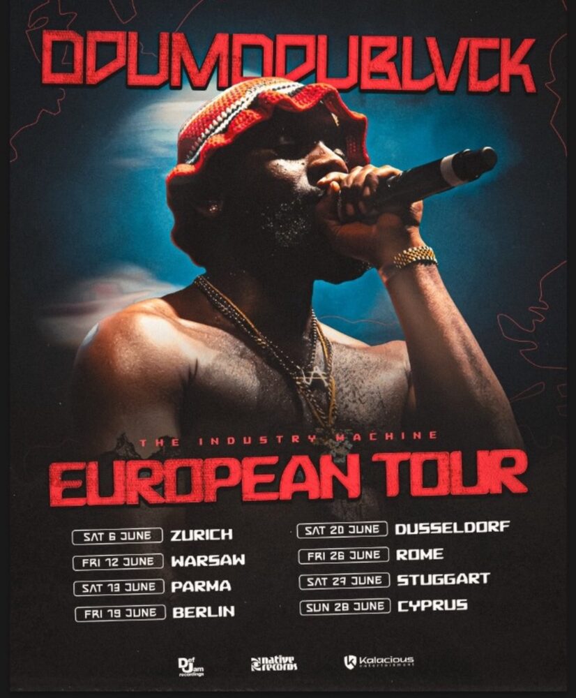 Industry Machine European Tour: Odumodublvck Confirms June Kickoff 2 Odumodublvck Announces Industry Machine European Tour Set for June Kickoff