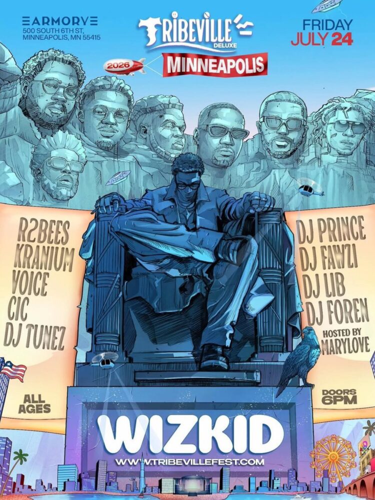 Wizkid Set to Headline Tribeville Fest Deluxe in Minneapolis This July 2 Wizkid Joins Tribeville Fest Deluxe Lineup for Liberian Diaspora Weekender